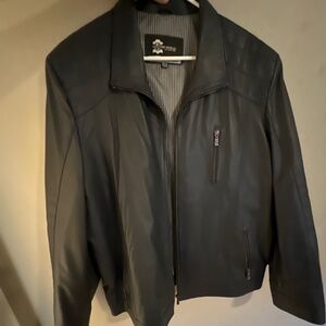 Leatherworks jacket dark blue